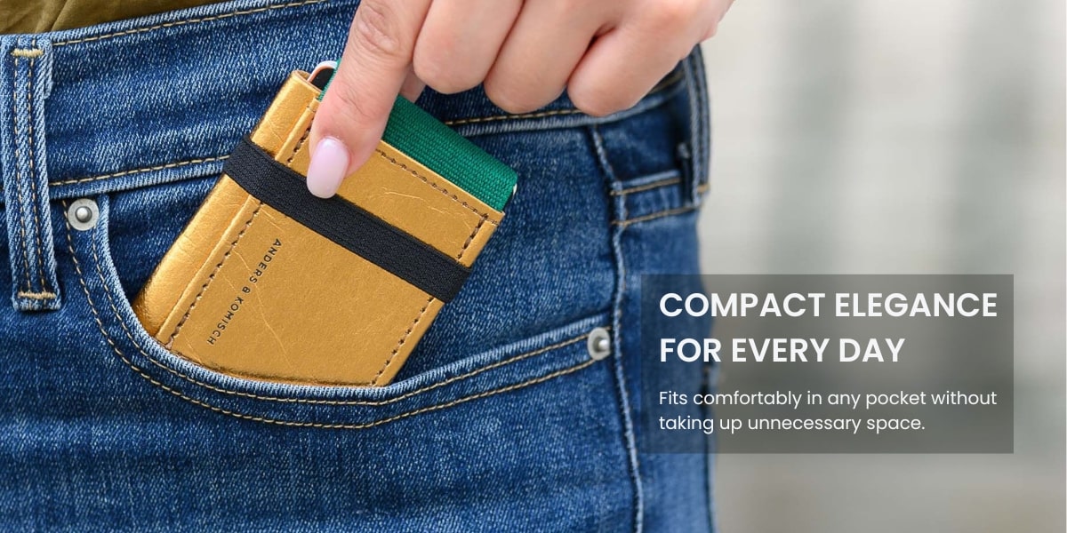 slim wallet for women for the front pocket of a jeans